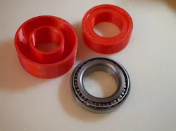 Grease packing tool for Land Rover Defender wheel bearings