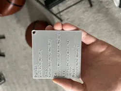 Hello World Programming Keychain