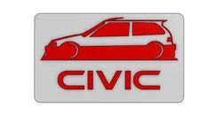 Honda Civic siluet