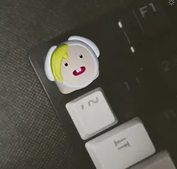 Jewelry & Accessories STL Descărcare - FIONNA - TASTATURĂ KEYCAP 3D - ADVENTURE TIME - SukendoArt3D