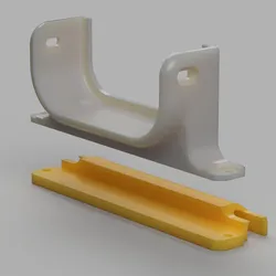 Mini Bentobox Plastic Rod Mount