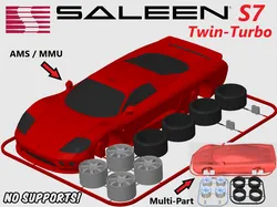 Saleen S7 Twin Turbo Kit Card (1:24 scale)