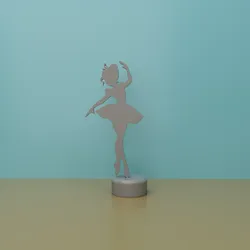 Sculptures & Artworks STL indir - BALLERINA DANSERES BUREAUDECORATIE - OrcaStudio