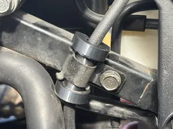 Steel flex brake line holder V2 CBR1100XX