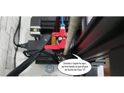 Suporte Mangueira eBOX para Ender 3