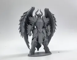 Winged Demon in Armor Miniature