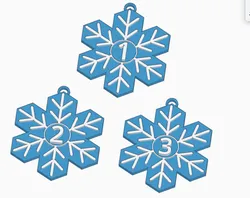 Winter medals - 1st, 2nd, 3rd
