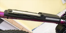 eBike shark battery mount plate with connection box
