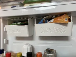 Fridge storage boxes