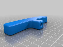 Lawn mower pull cord handle