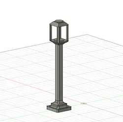 Lighting & Lamps STL تنزيل - 1/18 مصباح الحديقة 1/18 مصباح الحديقة / مصباح الحديقة - Vendetta3Diorama
