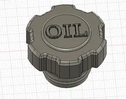 Oil Fill Hole Cap for 1984 Honda QR 50