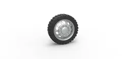 Other STL Descărcare - Semi-roată față pentru pickup V23 Scară 1:25 - 3DTechDesign