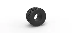 Other STL Descărcare - Tractor tire 18 Scale 1:25 - 3DTechDesign