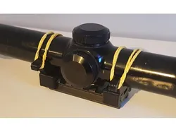 Picatinny scope mount test dummy
