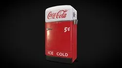 Retro Coca-Cola Fridge