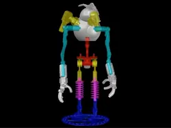Robots & Mechs STL indir - Junkyard Robot - Sloop Android - crzldesign