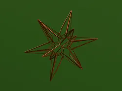 Sculptures & Artworks STL Download - Wireframe Shape Great Triambic Icosahedronby MR AnyCAD