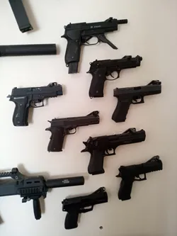 airsoft pistol wall bracket