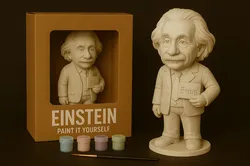 Albert Einstein – Paint-It-Yourself