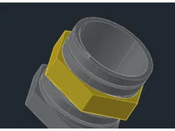 bolt, nut (pot)