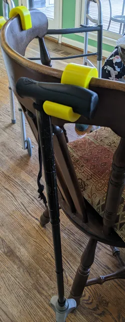 Chair Back Hook, Cane Holder