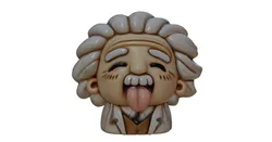 Einstein Tongue Out Chibi Figure