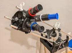 Eyepiece Turret for the Hadley Telescope - Find your target and zoom in seconds.