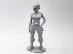 Female Military Figurine