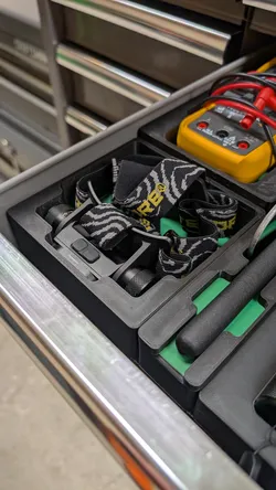 Headlamp Gridfinity Bins 3x3 and 3x2