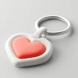 Heart Keychain Charm