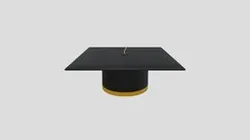 Low Poly Graduation Cap