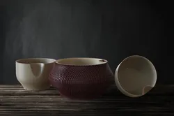 Modern Woven-Texture Plant Pot - Drainage Insert