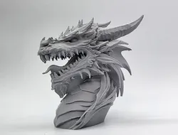 Monstrous Sea Dragon Bust