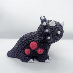 Other STL Descărcare - Knitted Triceratops (cute) - Anukalpgenesis3d