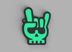 Skull Keychain v.2