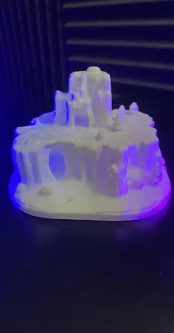 Tabletop game terrain piece (Ice cave)