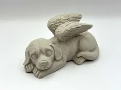 Angel Dog Figurine