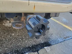 AR-15 trailer hitch cover.