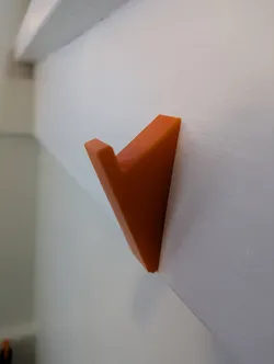 Compact Wall Hook with Hidden Invisible Wall Mount
