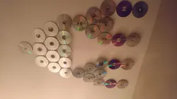 Connector for CD wall art
