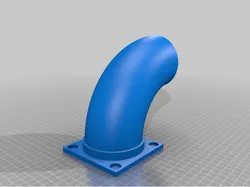Extension funel 90° for RC Fan