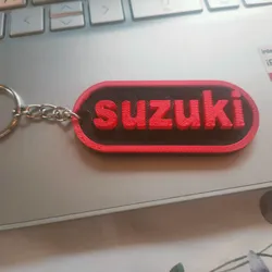 Fișiere pentru imprimante 3D | Fișier 3MF | кольоровий брелок suzuki