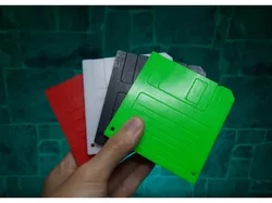 Floppy Disk Micro SD Card Holder