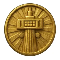 Gratis Badges & Coins STL indir - Robot Coin - Half-Baked Prints