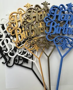 Happy Birthday Cake Topper
