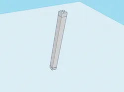 lego 2x2 alto 20 cm