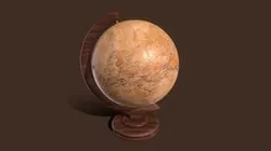 REAL Globe, with relief
