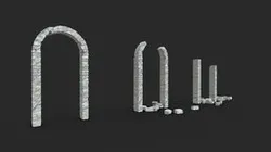 Stone Arch Pillars - Ruins