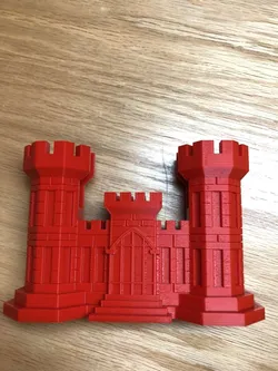 US Army Engineer Corps Castle Business Card Holder